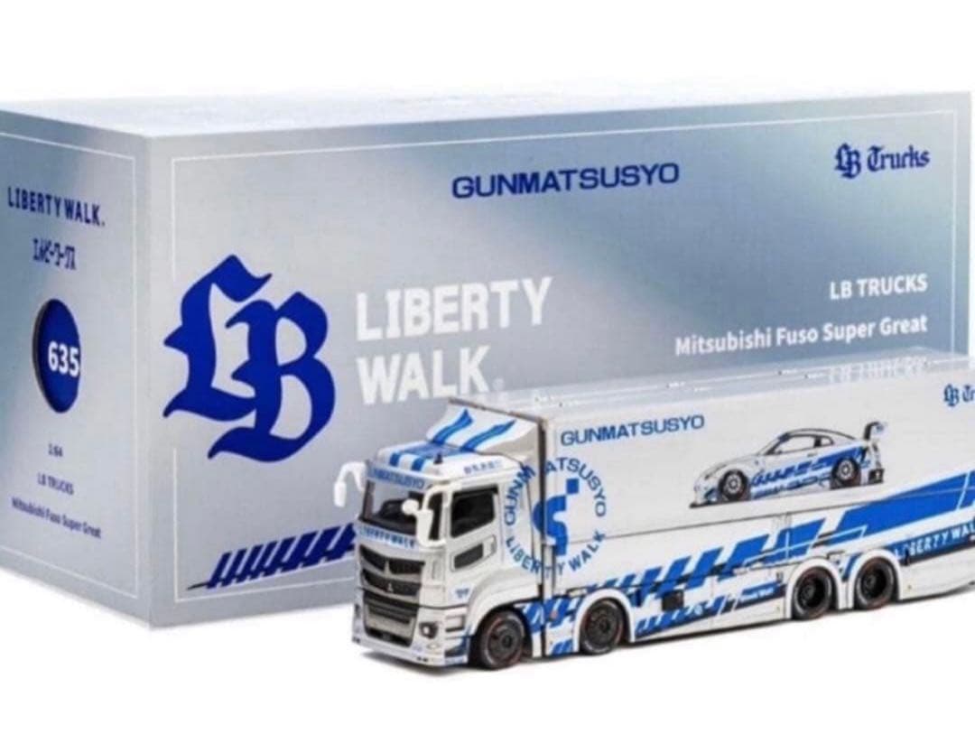 断*ん様 LIBERTY WALK 三菱ふそうスーパグレート ミニカー