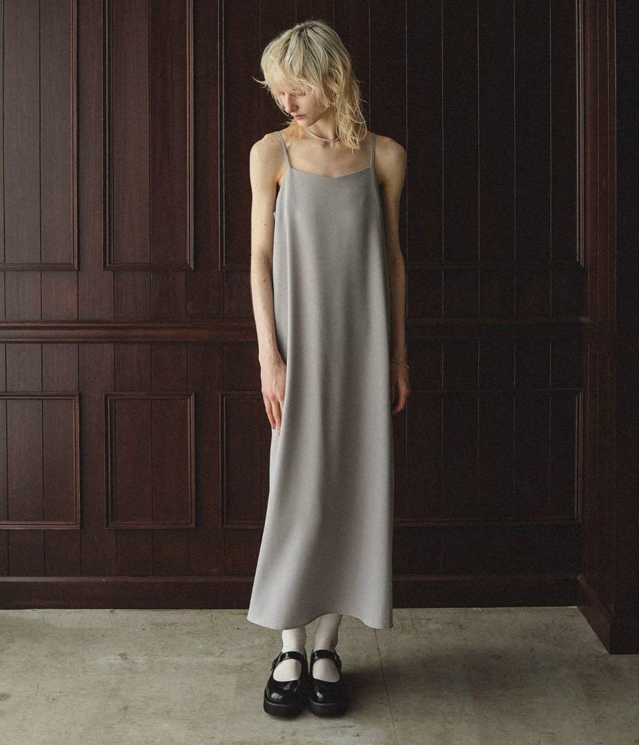 Big collar A-line dress オケージョン　et.UNIVER