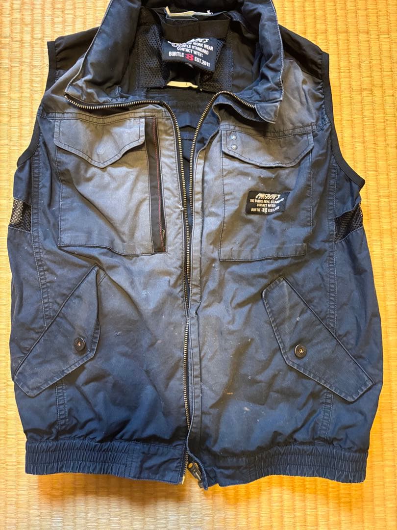 空調服5点バートルHOOH 中古　ベスト、長袖
