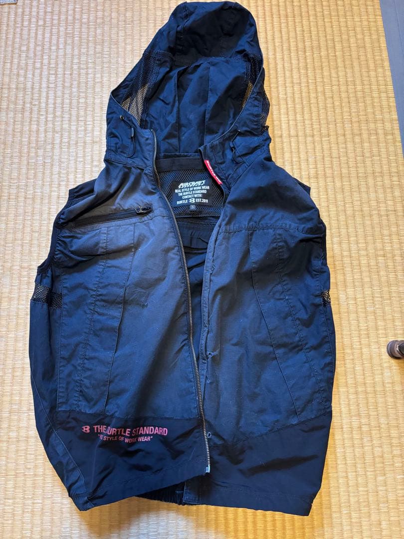 空調服5点バートルHOOH 中古　ベスト、長袖