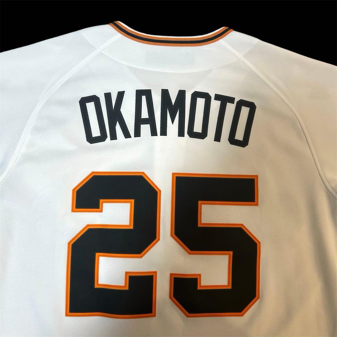 【希少・美品】　読売ジャイアンツ　岡本和真　レプリカユニフォーム　巨人　サイズM