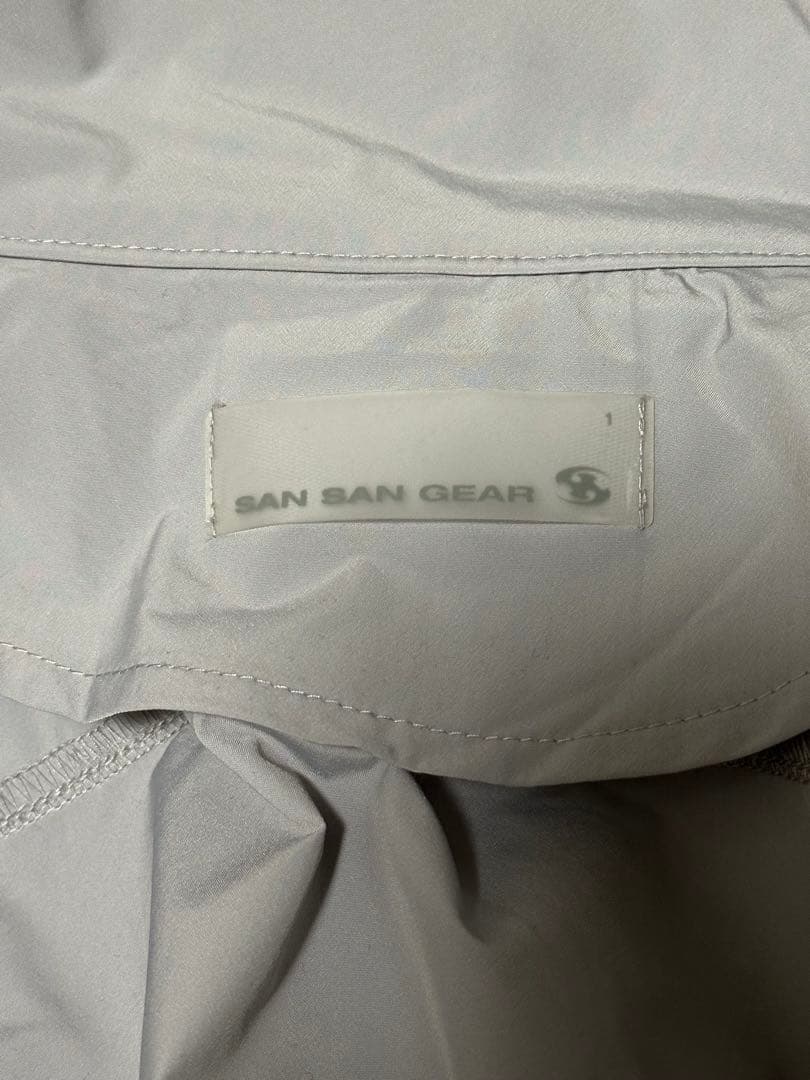 SAN SAN GEAR 【25SS】ナイロントラックジャケット / グレーS