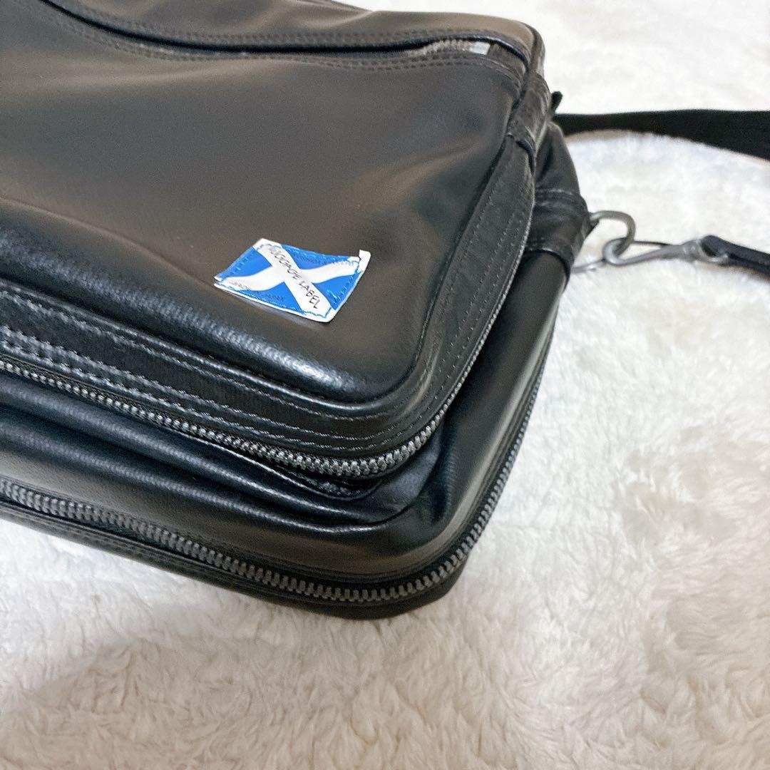 ラゲッジレーベル　LUGGAGE LABEL ニューライナー　ブラック　青バツ