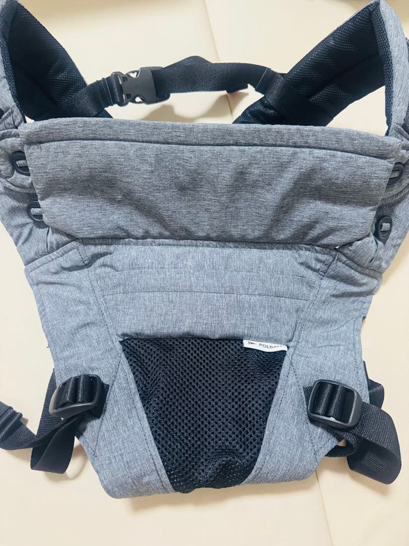 POLBAN PRIME　ヒップシート&ダブルショルダーセット/メランジグレー