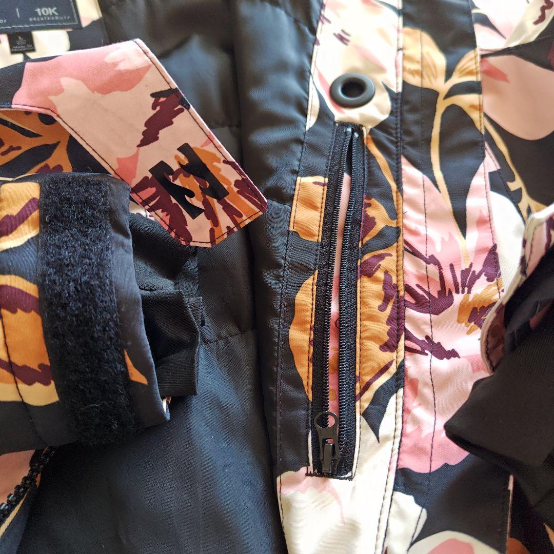 美品 ビラボン スーラジャケット スノボ スキー 花柄 L 定価2.75万