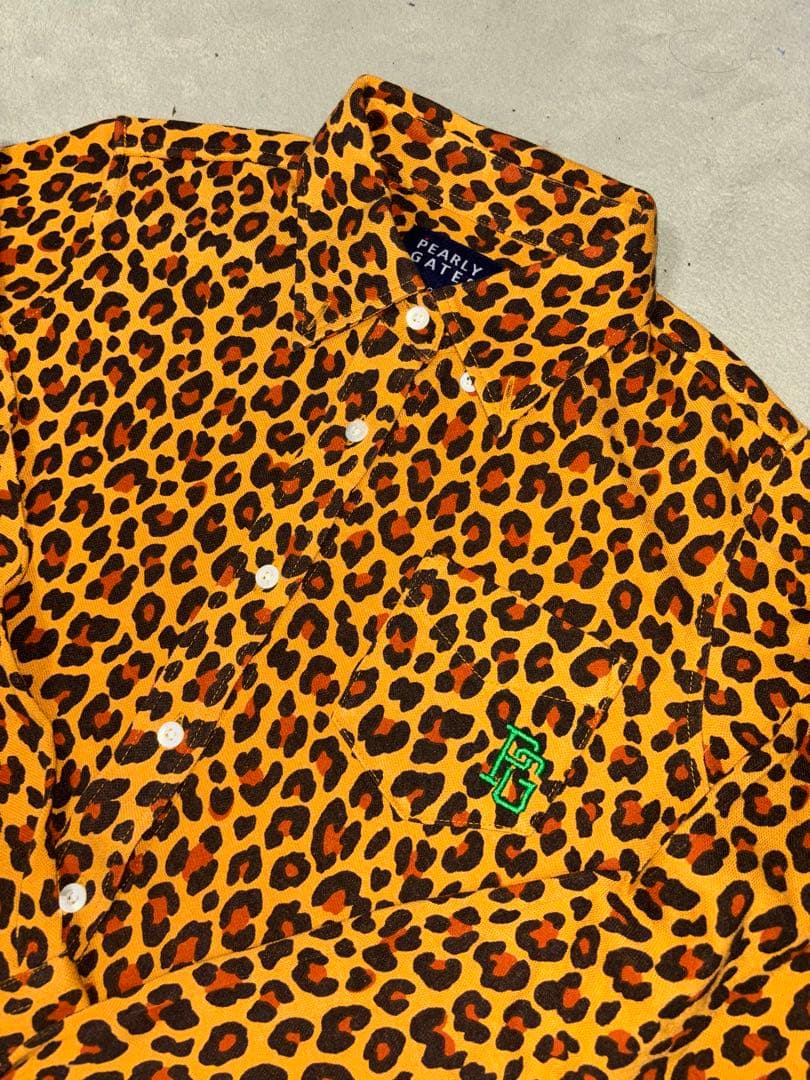 （超美品）パーリーゲイツ、レオパード柄、ヒョウ柄シリーズ、セットアップ、サイズ0