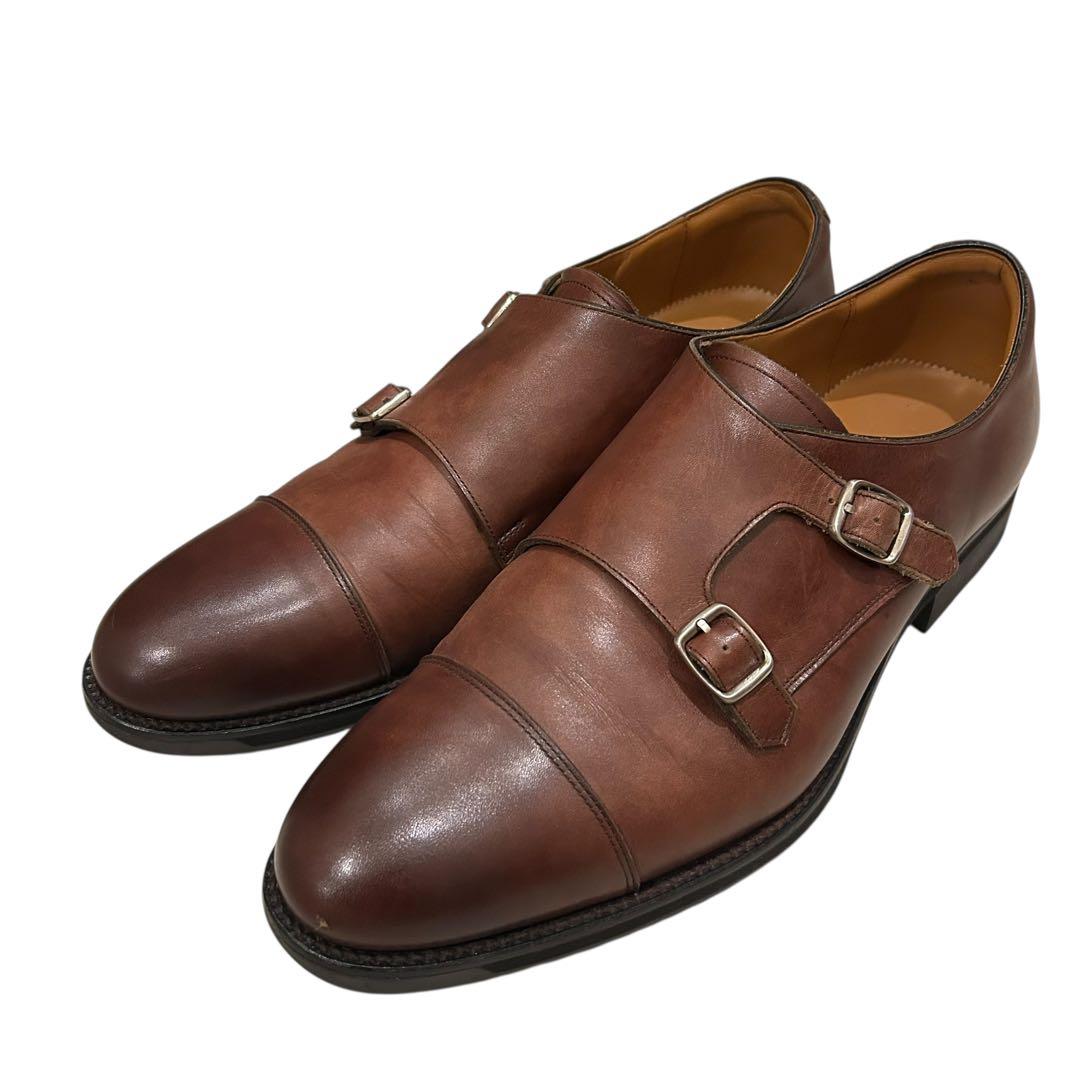 ASICS RUNWALK 革靴　ダブルモンクストラップ　ブラウン