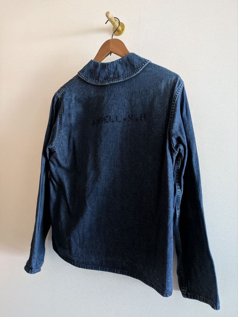 ぷ*ぷ様 50's US.NAVY ショールカラー カバーオール ヘチマ襟 ミリ