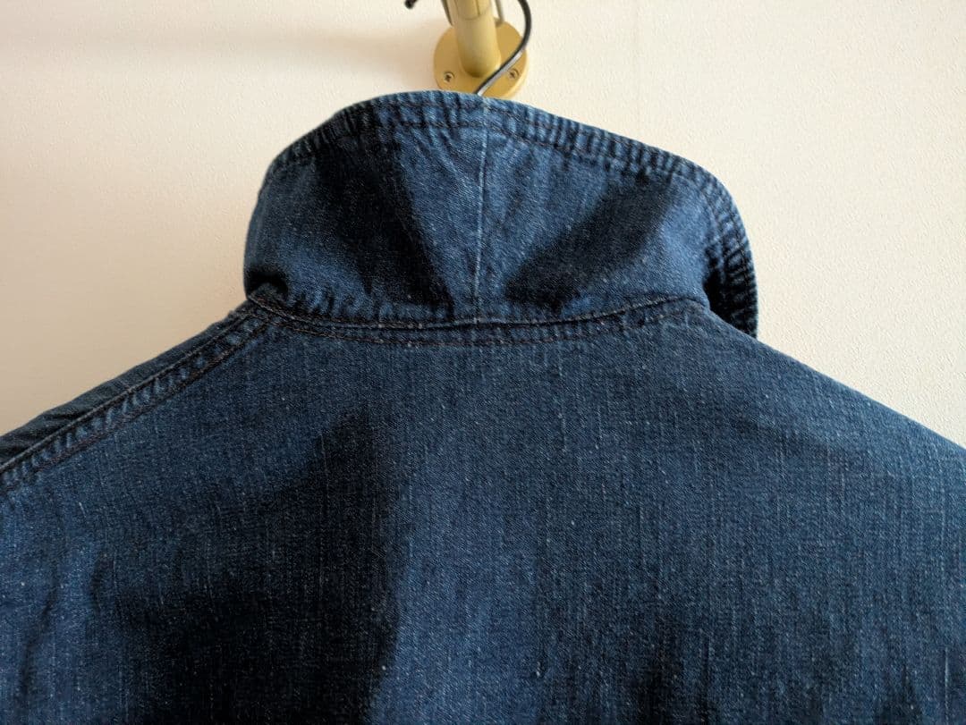 ぷ*ぷ様 50's US.NAVY ショールカラー カバーオール ヘチマ襟 ミリ