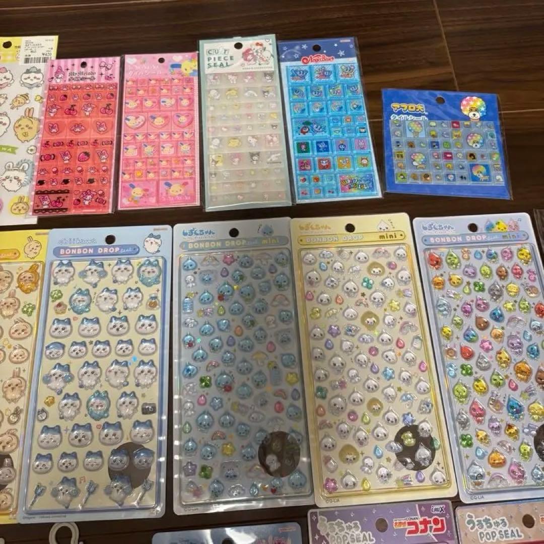 【正規品】ボンボンドロップシール　うるちゅる　ちいかわ　しずくらちゃん　大人図鑑