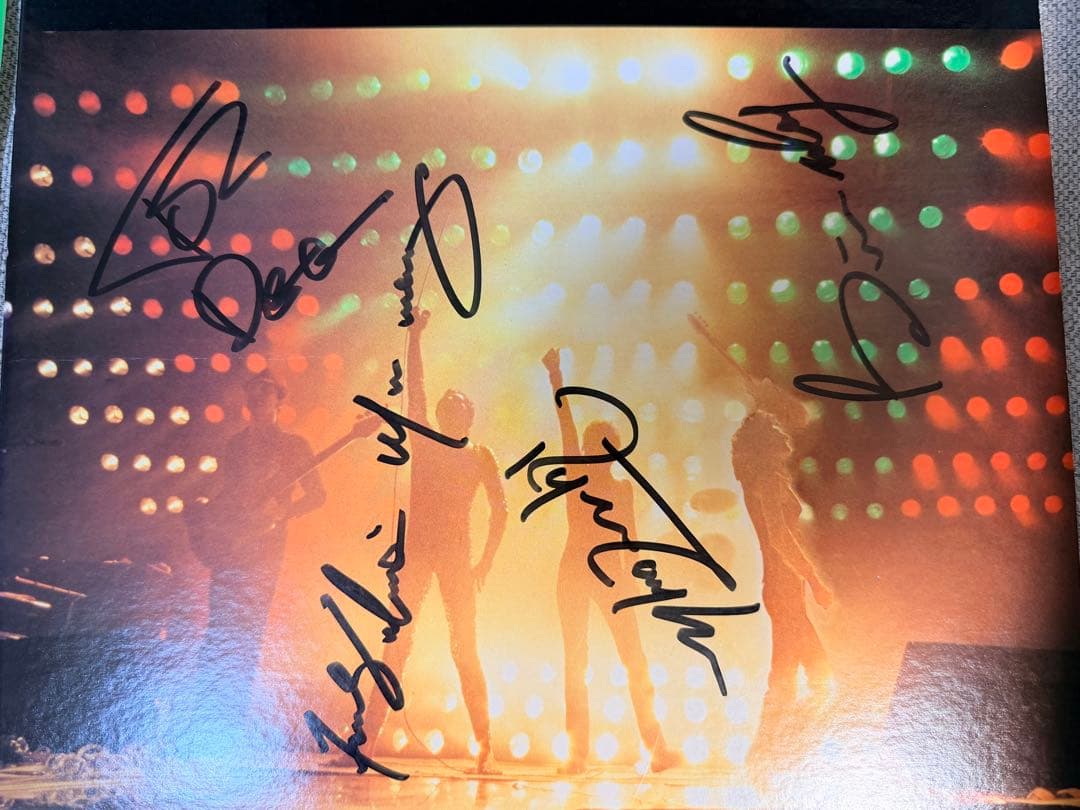 QUEEN LIVE KILLERS LPレコードサイン入り