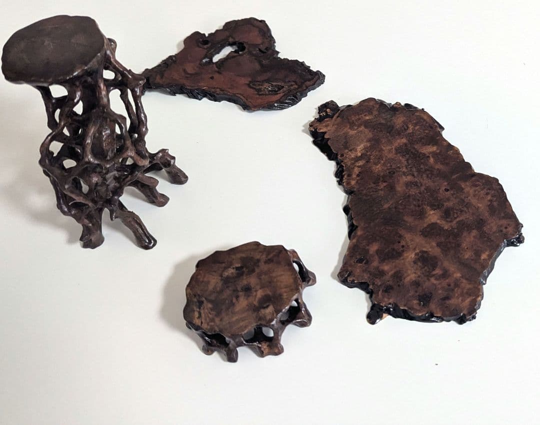 J*e様 木製盆栽道具セット ダークブラウン