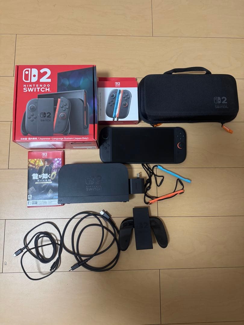 Nintendo Switch2 本体&追加コントロール　カセットセット　美品