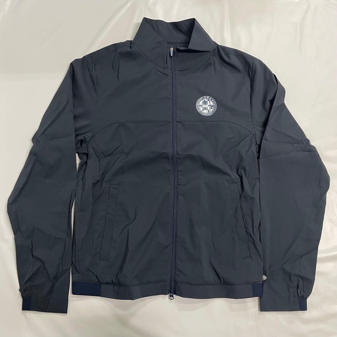 FIDRA ゴルフウェア ストレッチ ブロッキングジャケット M 紺