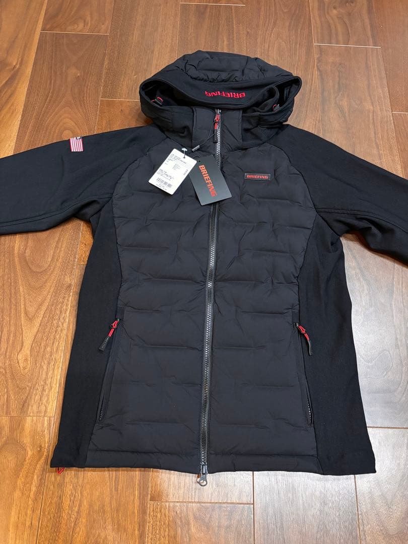【新品タグ付】BRIEFING GOLF ハイブリッドダウンジャケットS黒