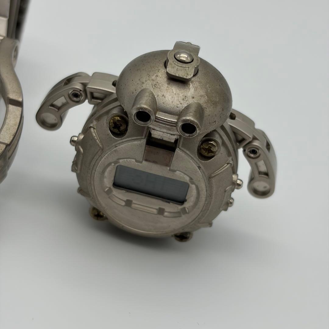 BANDAI バンダイ TOKIMA トキマ シルバー デジタル腕時計