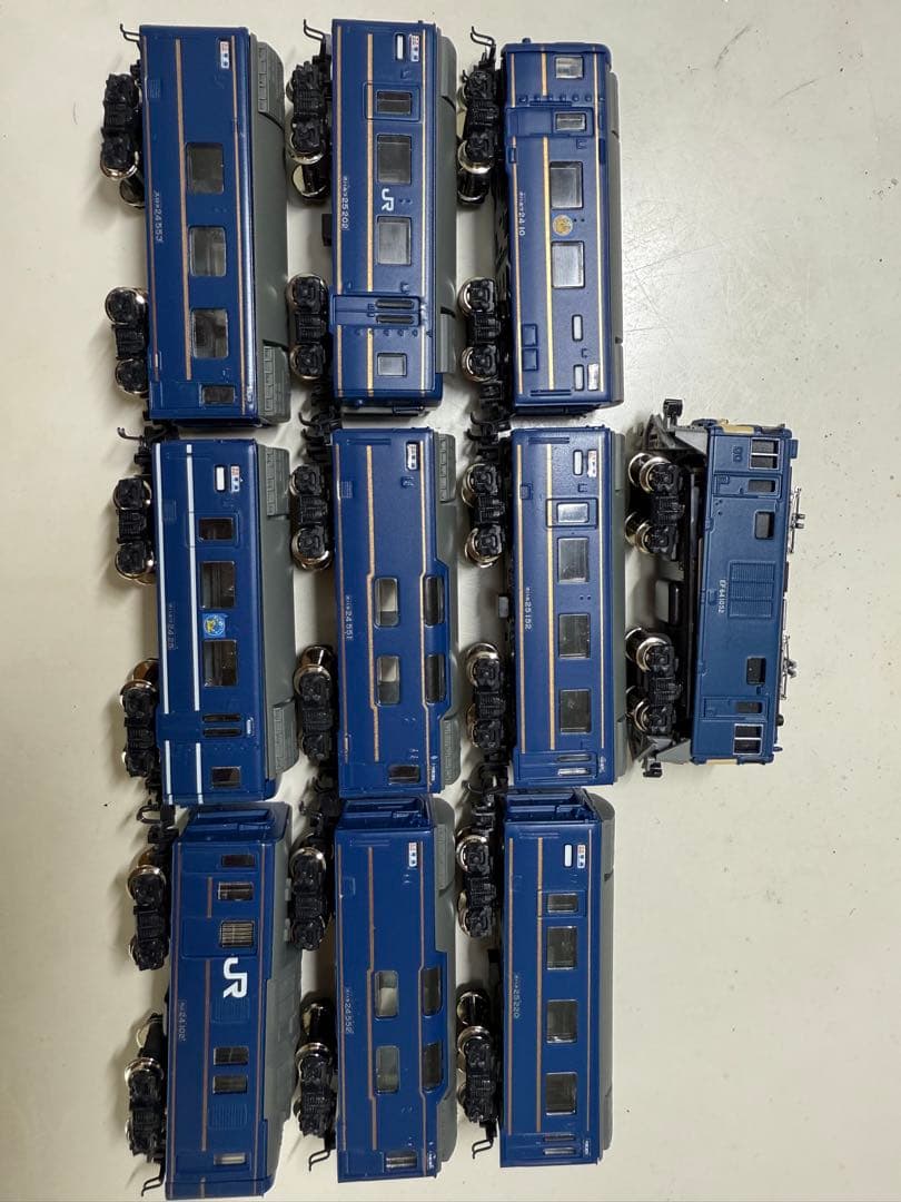 【加工多数】Bトレ EF64 1000＋24系あけぼの9両（N化済・2M付）