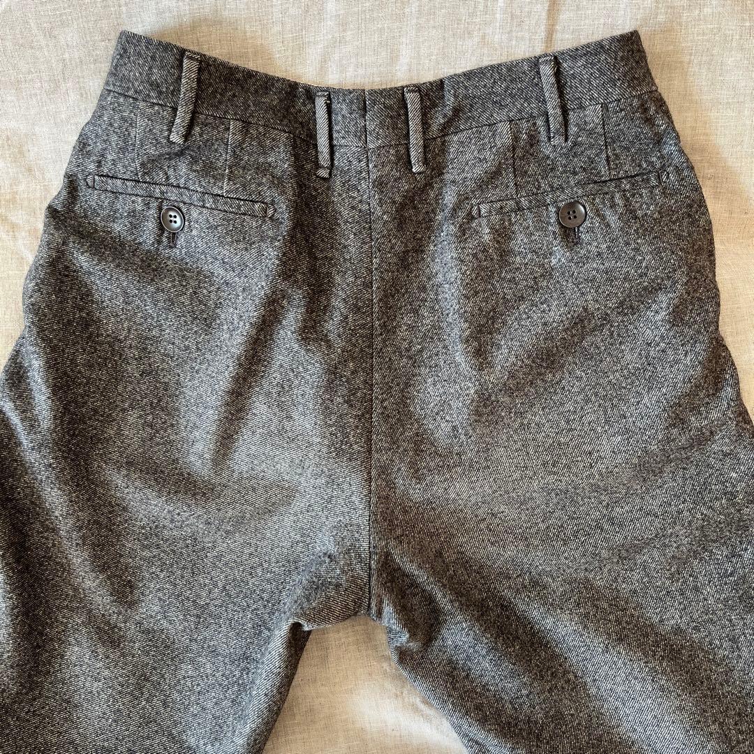 Rota ロータ ウール フランネル スラックス ダークグレー 44