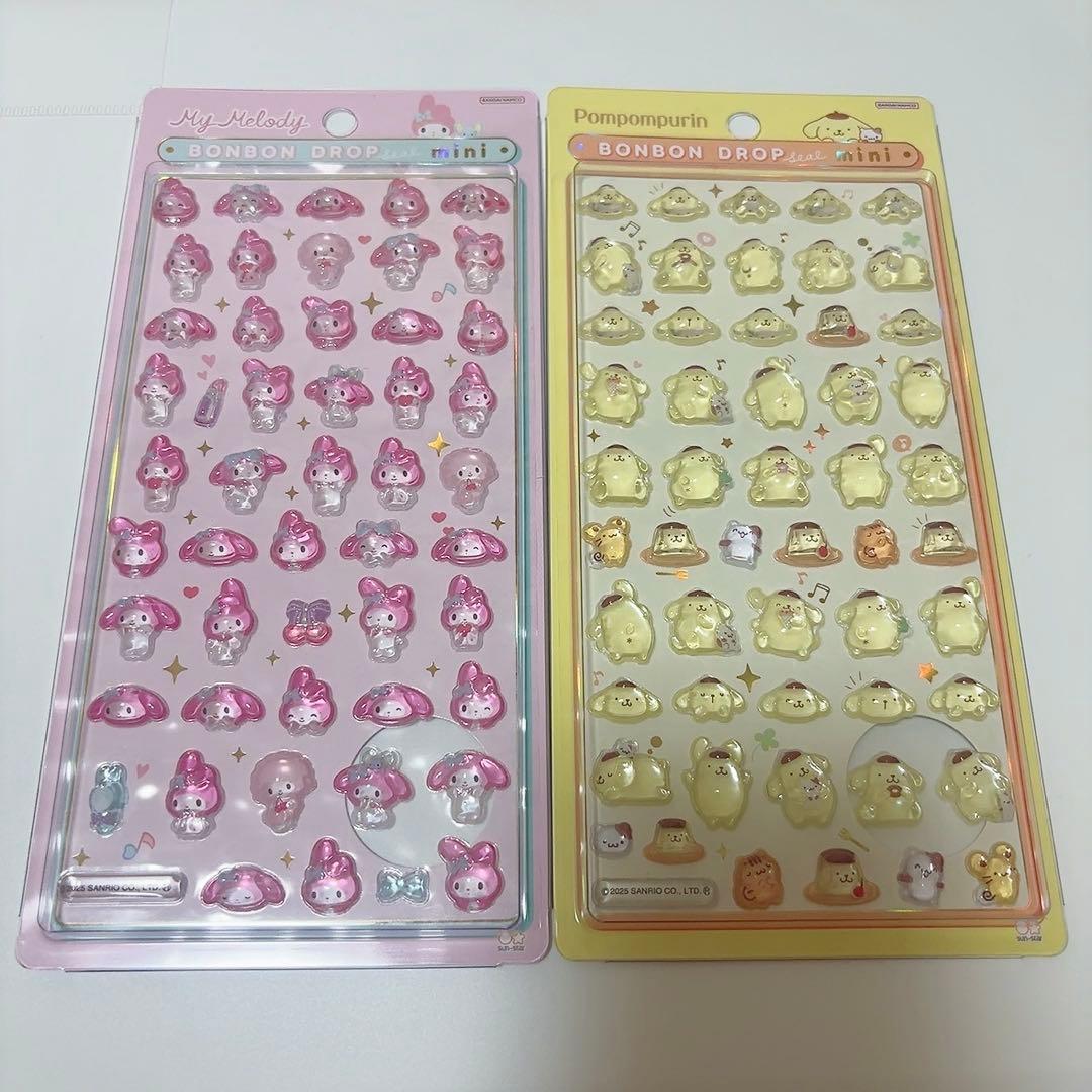 完全正規品 サンリオ たまごっち ボンボンドロップシール 20枚セットまとめ売り