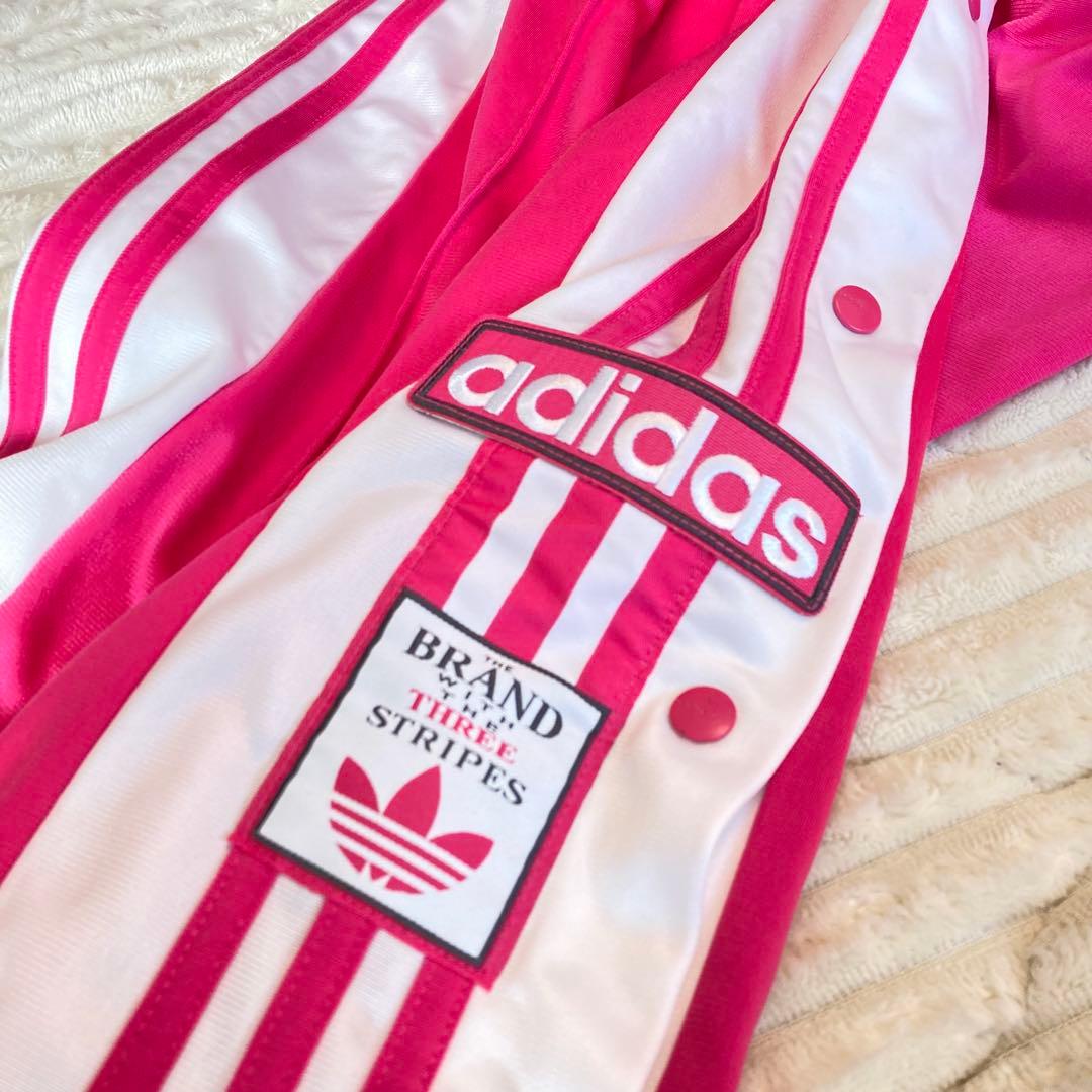 【adidas（アディダス）】美品 アディブレイク トラックパンツ ピンク L