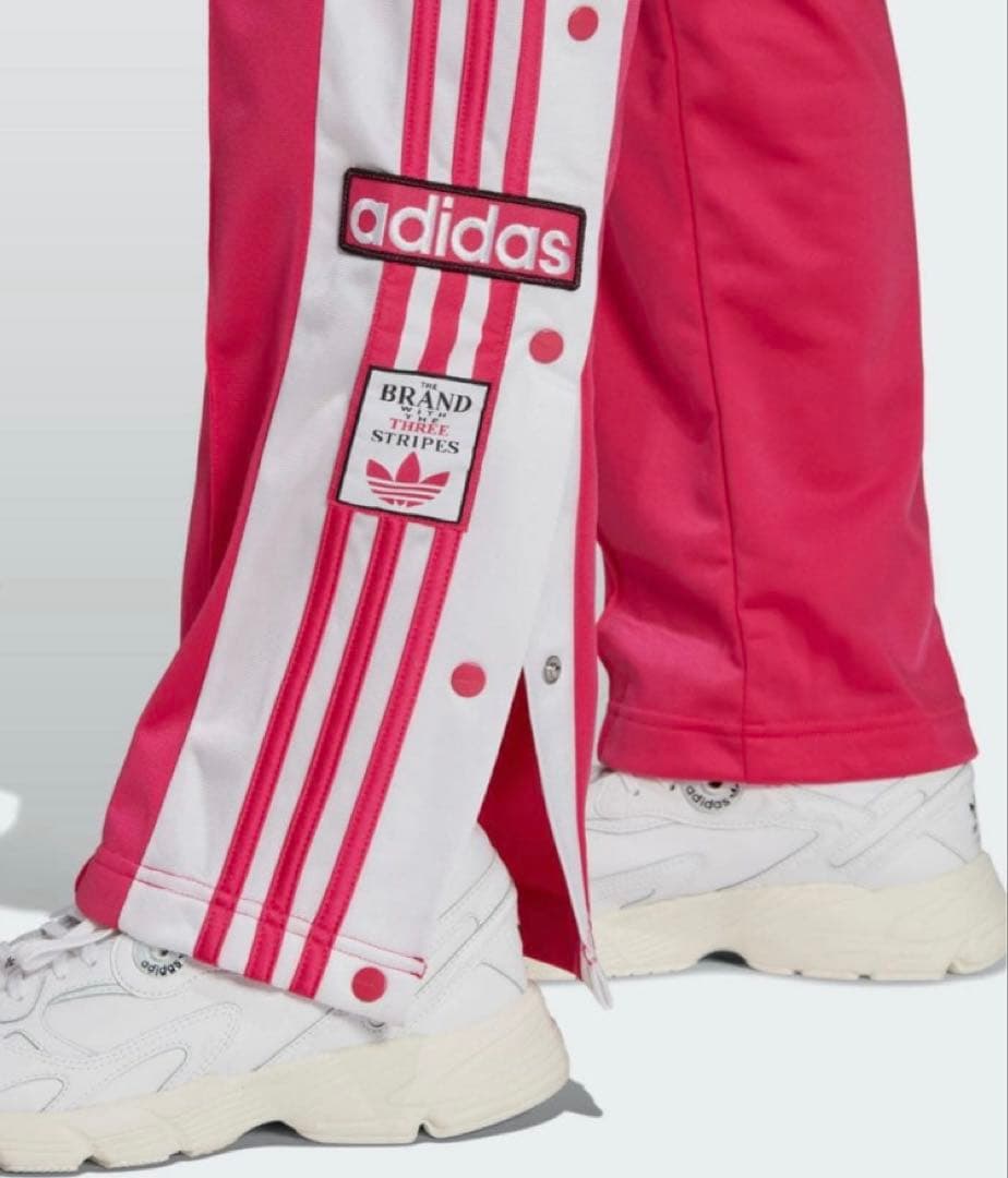 【adidas（アディダス）】美品 アディブレイク トラックパンツ ピンク L