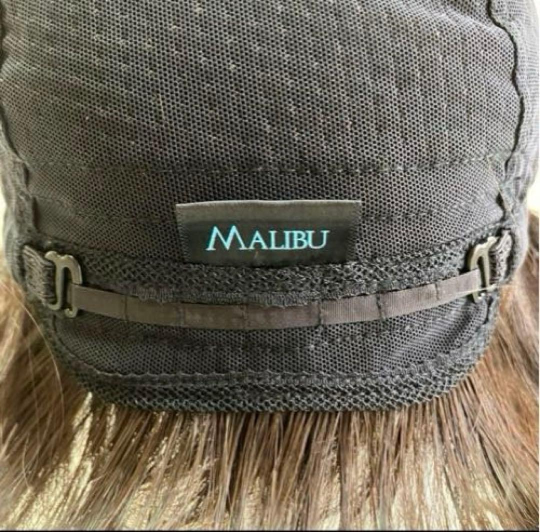 お値下げしましたMALIBU　マリブ　ウィッグ人毛　ファイバー　耐熱性ミックス