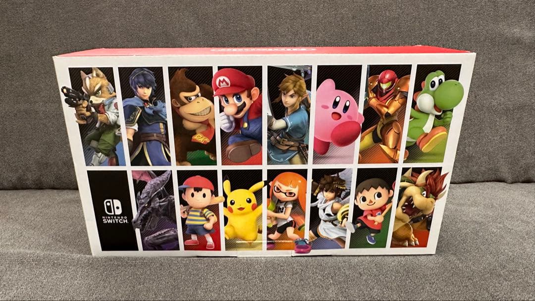 【美品】Nintendo Switch スマブラエディション+microSD