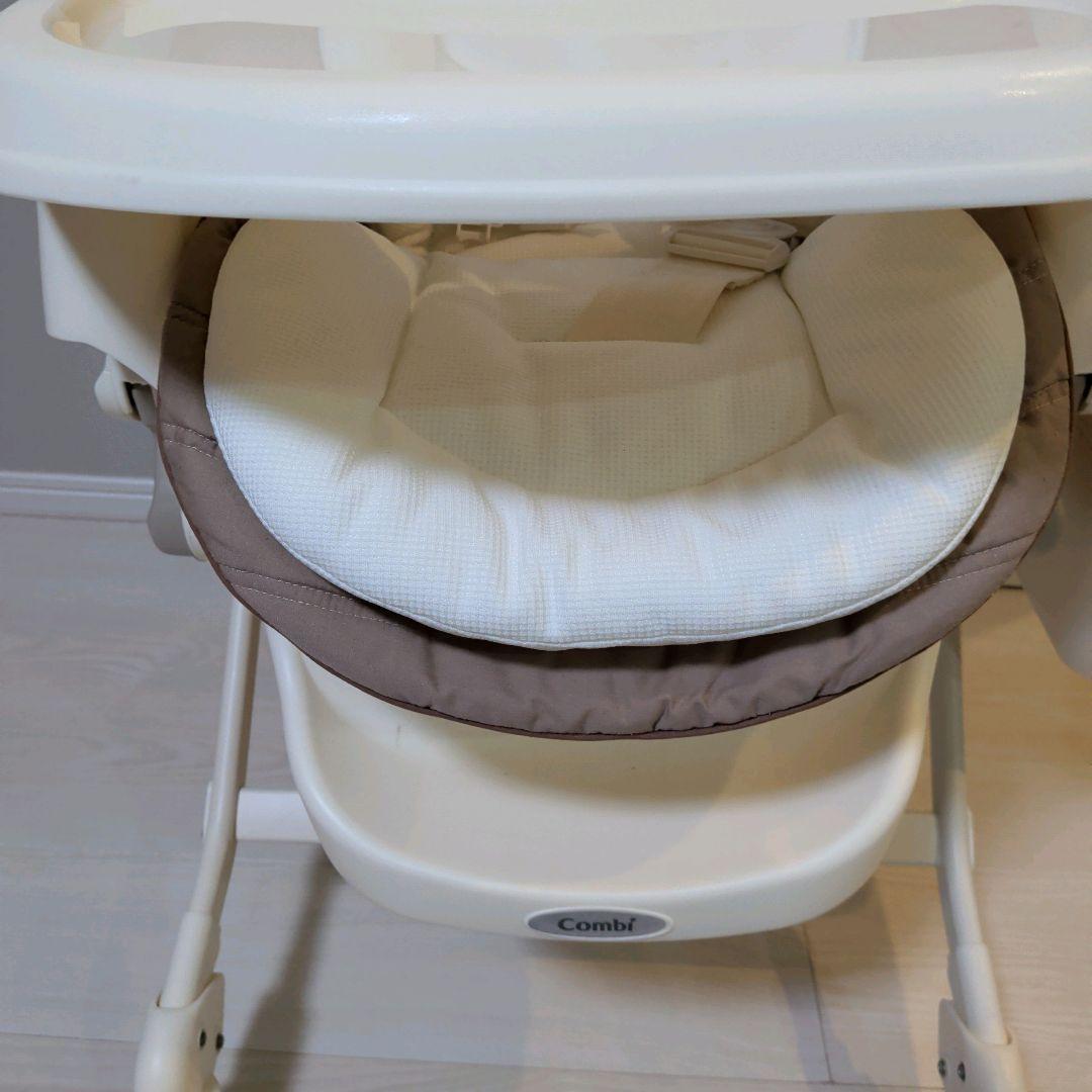 【極美品】コンビ ネムリラ AT オートスイング ハイローチェア　エッグショック