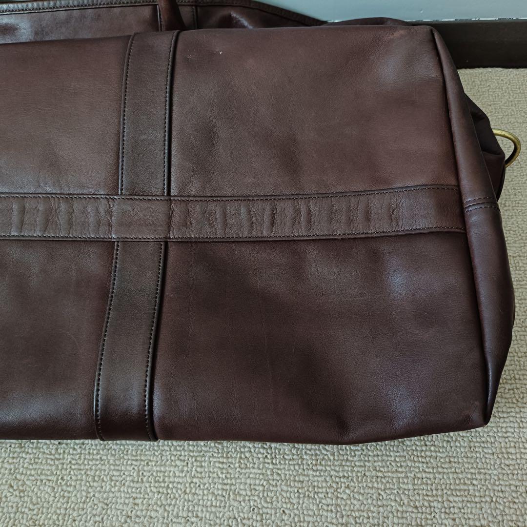 【希少】COACH オールドコーチ USA製 0503 レザー ボストンバッグ