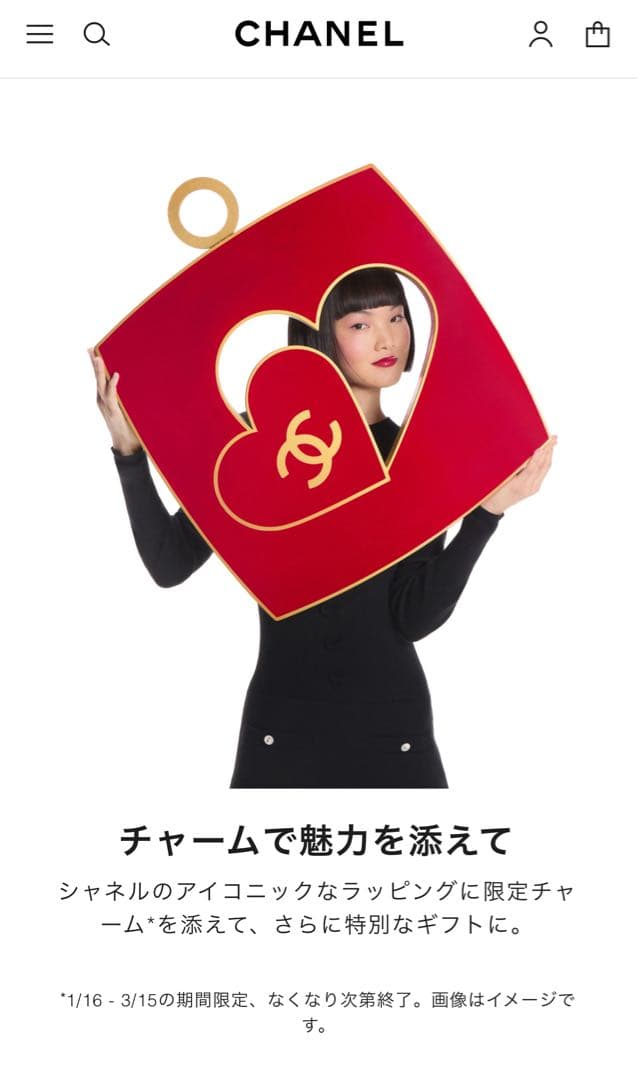 シャネル CHANEL 2026 バレンタイン 限定チャーム 10個
