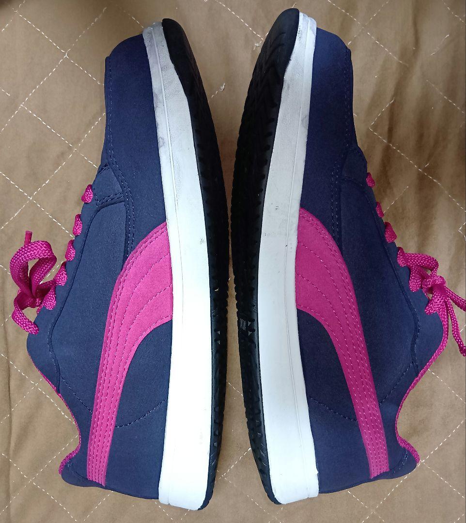 PUMA ネイビー ピンク 安全靴