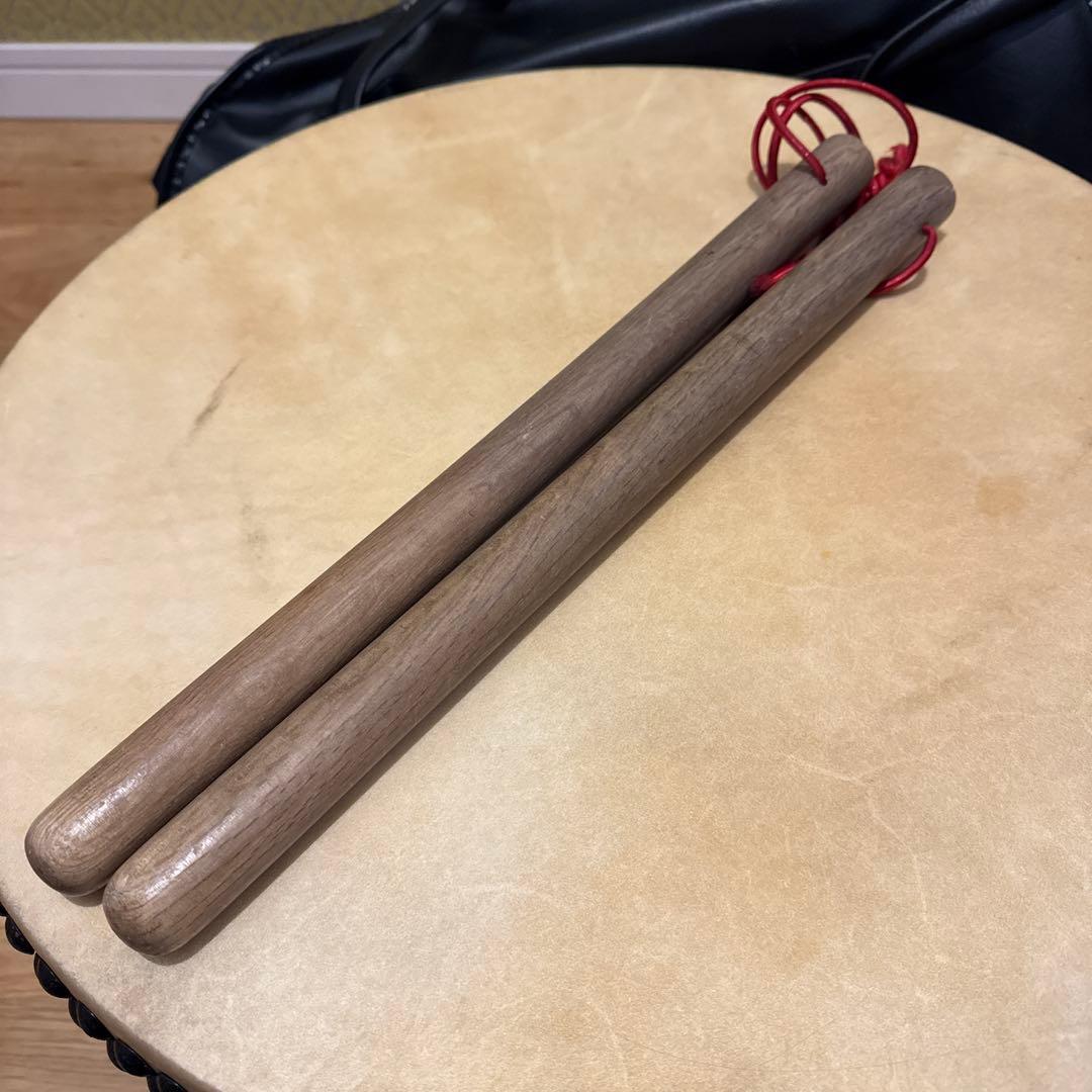 日本製 別撰上鳴保証 平太鼓 45cm オーク製バチ付 レザーケース