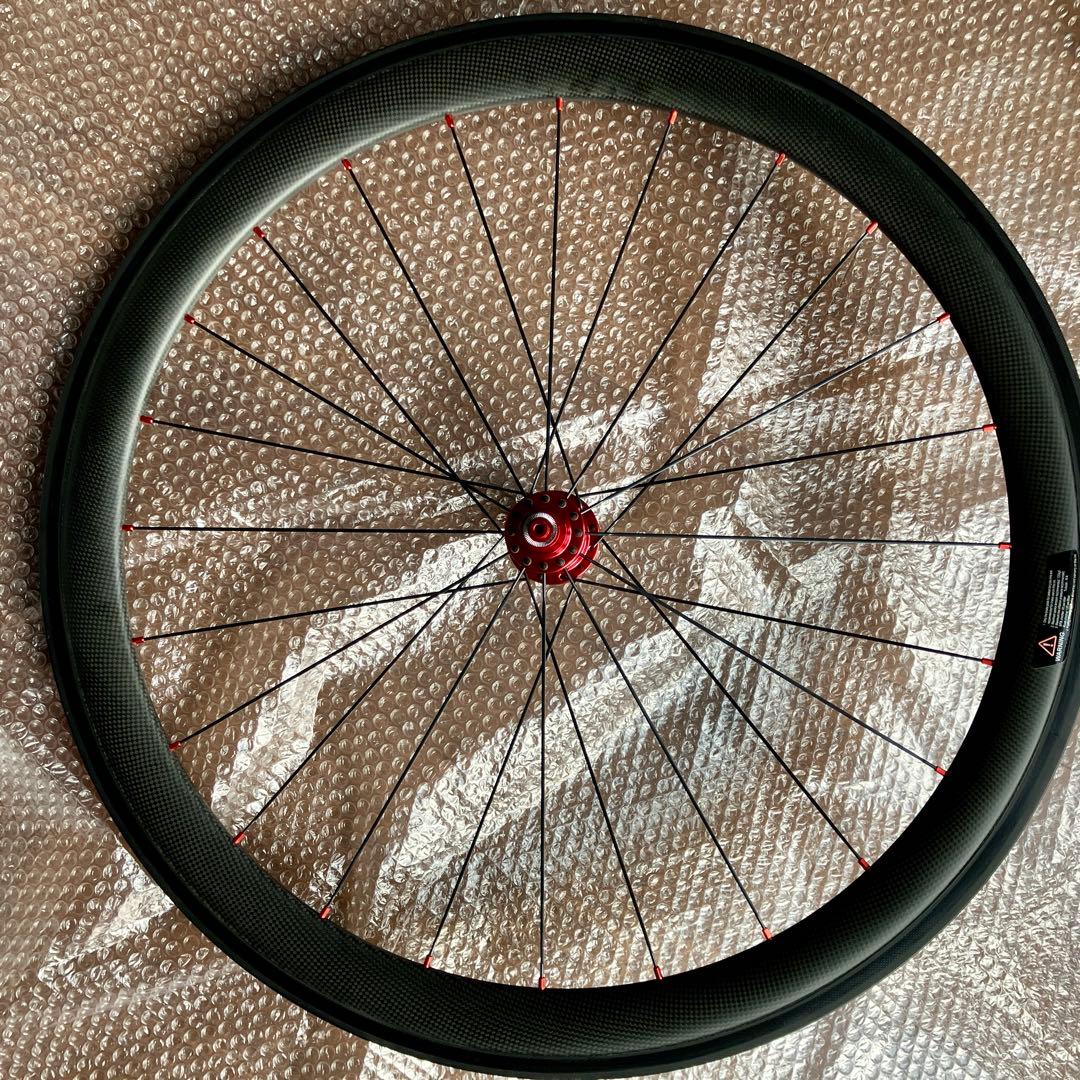 軽量LWCホイール SL 50mm クリンチャー リム 前後1401g【良品】