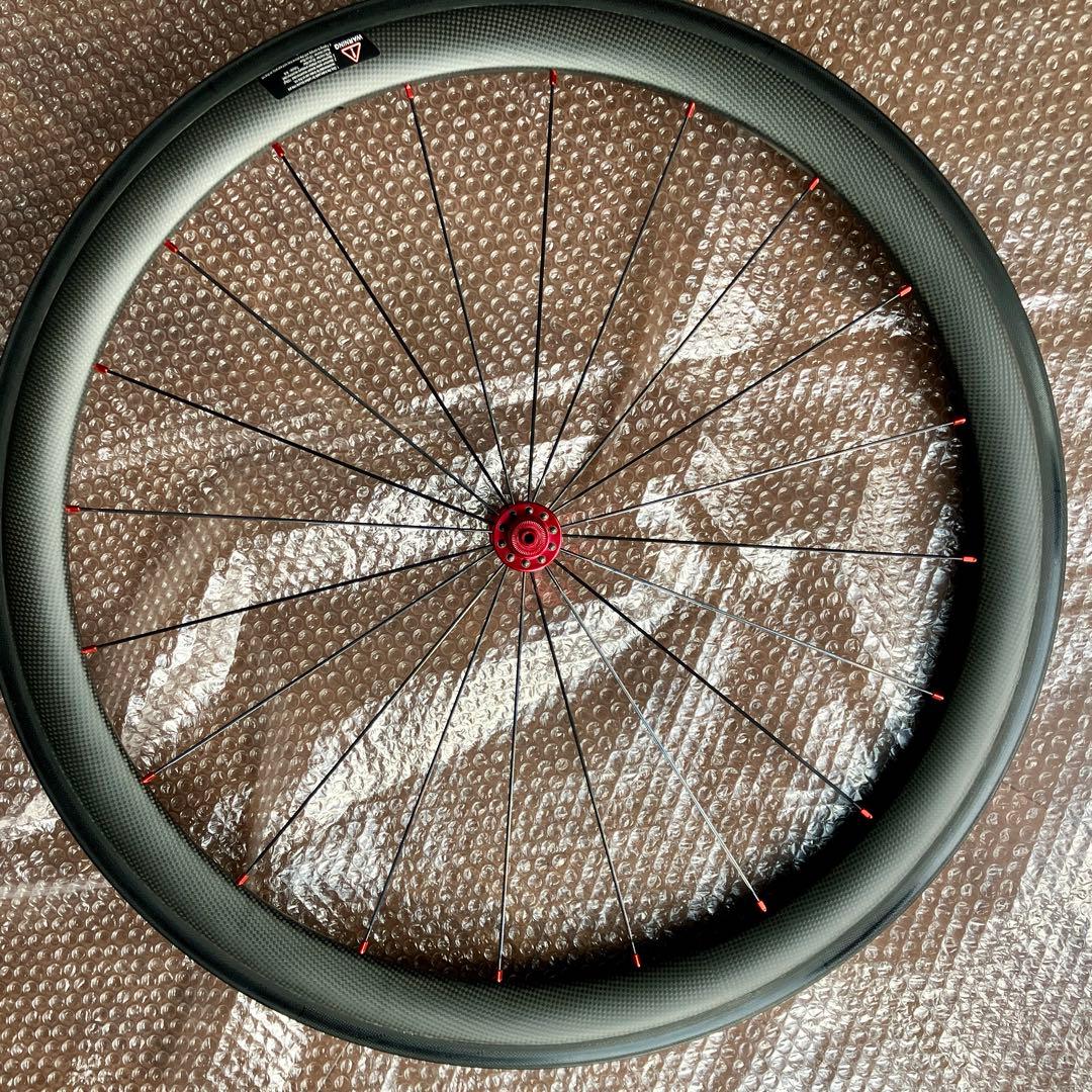 軽量LWCホイール SL 50mm クリンチャー リム 前後1401g【良品】