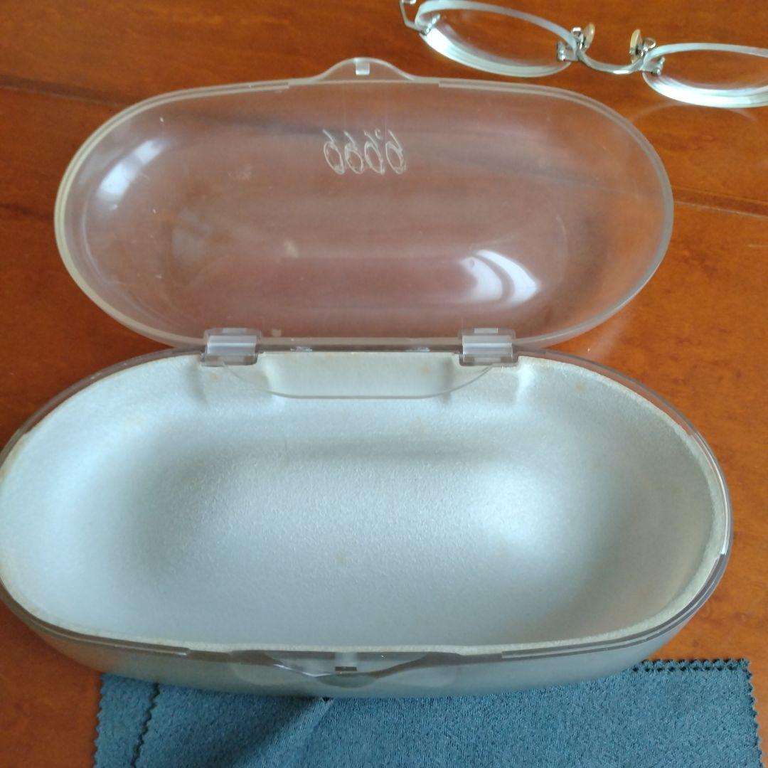 999.9（フォーナインズ）丸型メガネ(度あり) ケース付き