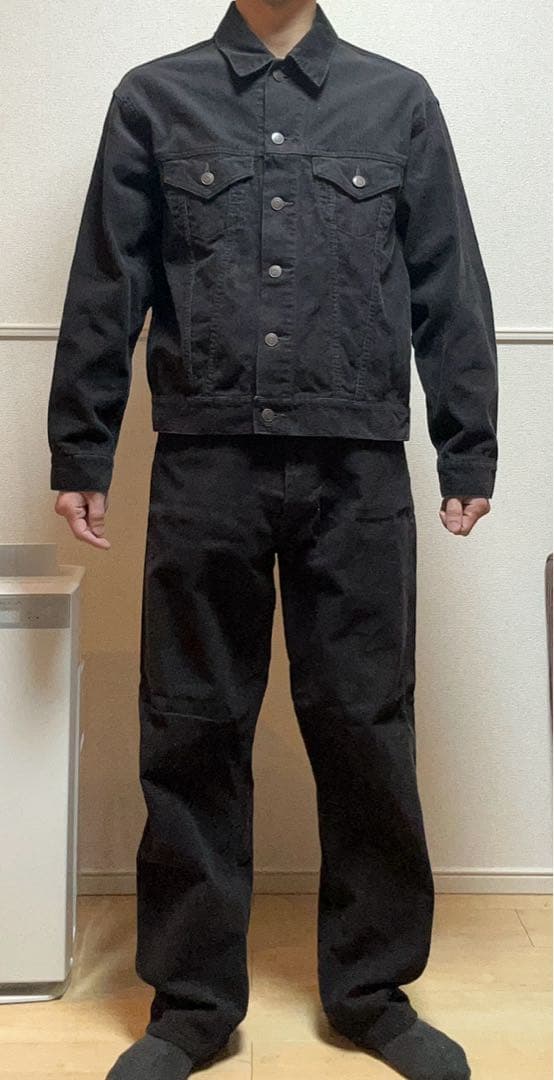 ambiance ダークグレー コーデュロイセットアップbmingbybeams