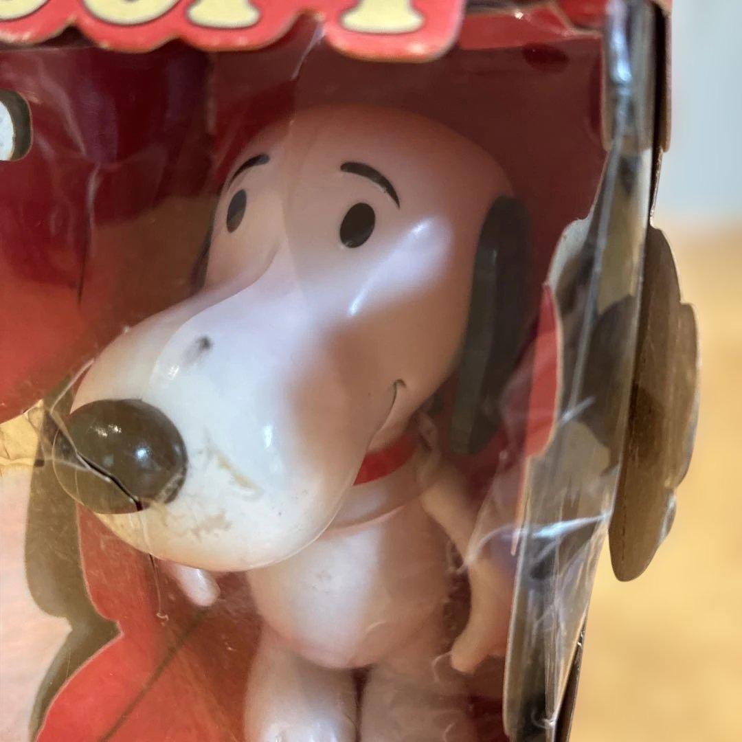 1975年　Detemined スヌーピー ソフビ　ビンテージ