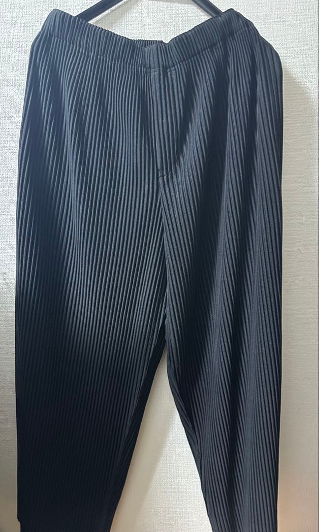 HOMME PLISSE ISSEY MIYAKE ワイドパンツ　黒