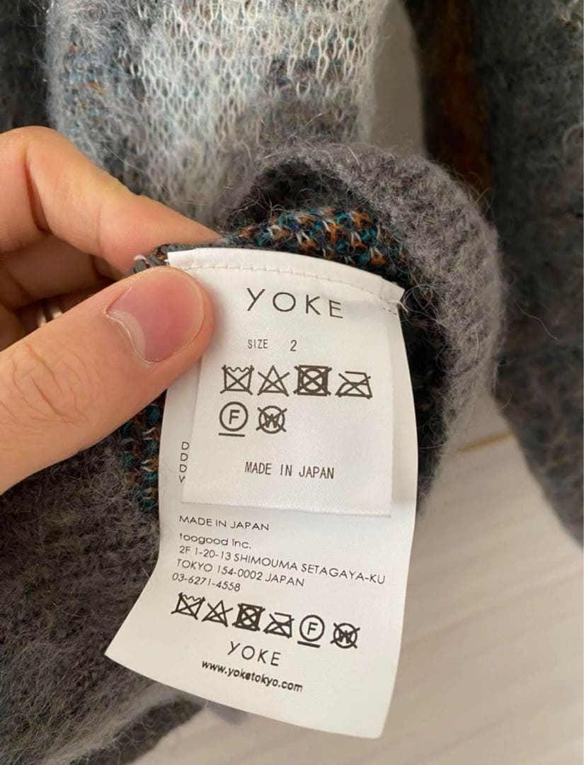 最終値下げ YOKE 22aw STILL JACQUARD CREWNECK