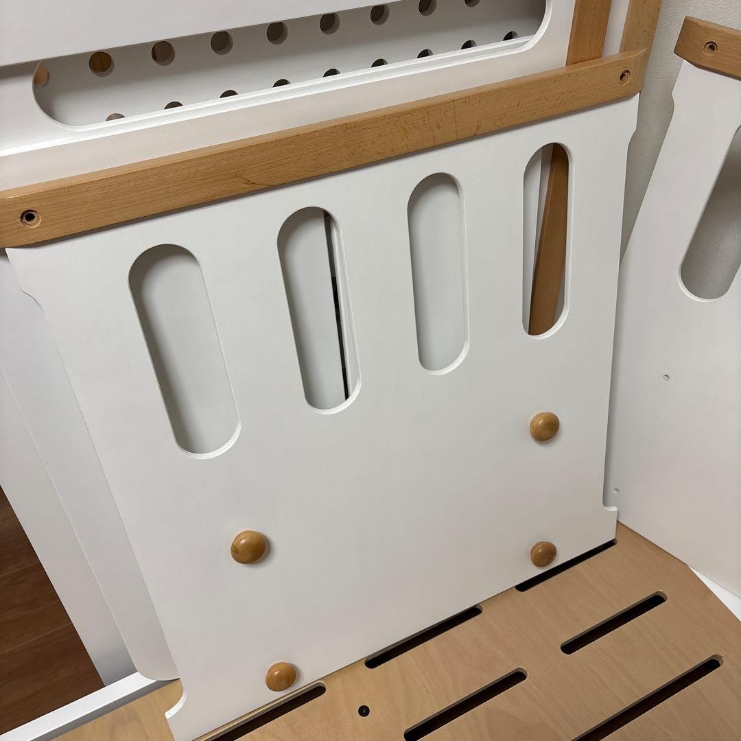 HOPPL bebed 10年使えるベビーベッド 延長ボード付