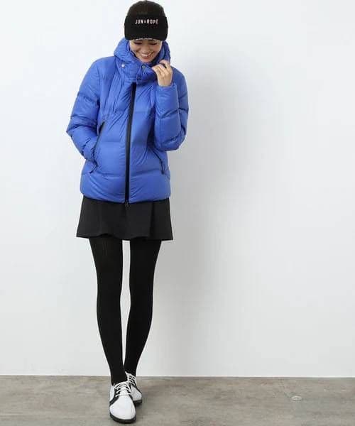 ジュン&ロペ　ストレッチナイロンダウンブルゾン