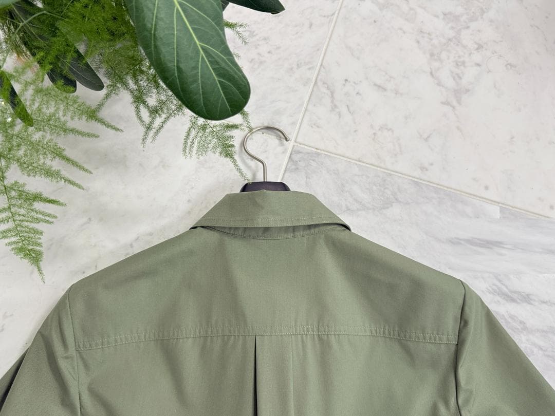 未使用★TORY BURCH ポプリンプリーツシャツドレス 2