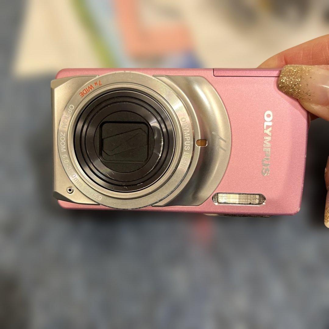OLYMPUS μ-7010 ピンク デジタルカメラ