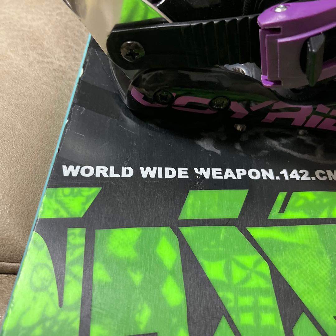 K2 www ワールドワイドウェポン 142cm バインディングセット