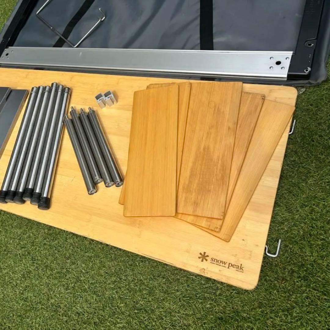 【週末値下】スノーピーク IGTテーブルロングセット9万円相当