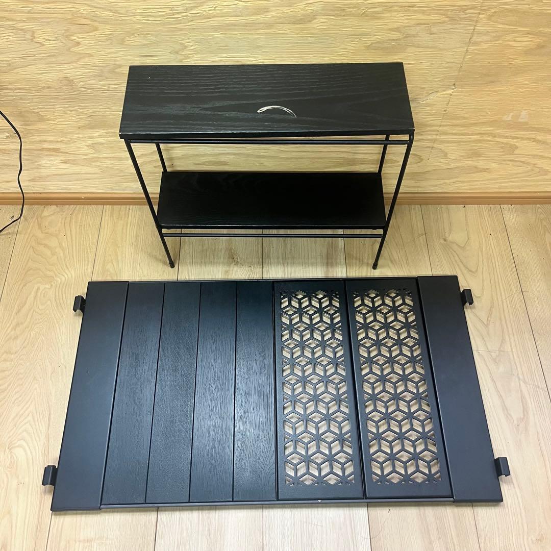 CAMP GEEKS シェルコンブリッヂ　ラックセット　オールブラック