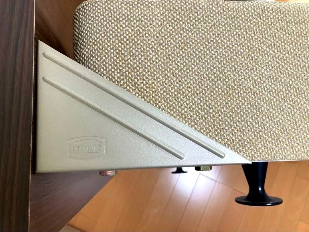 【2台同時購入①】SIMMONSシモンズ セミダブルマットレス&ベッドフレーム