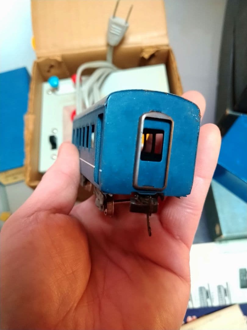 鉄道模型　レトロ　希少　長距離特急型列車　16番レール　パワーパック　鉄道