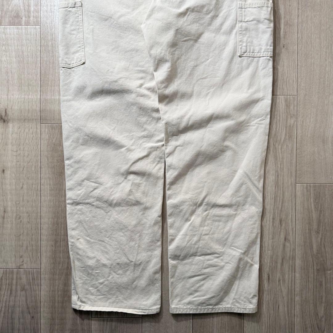 USA製！カーハート ダブルニー ダックパンツ 生成り ナチュラル W36