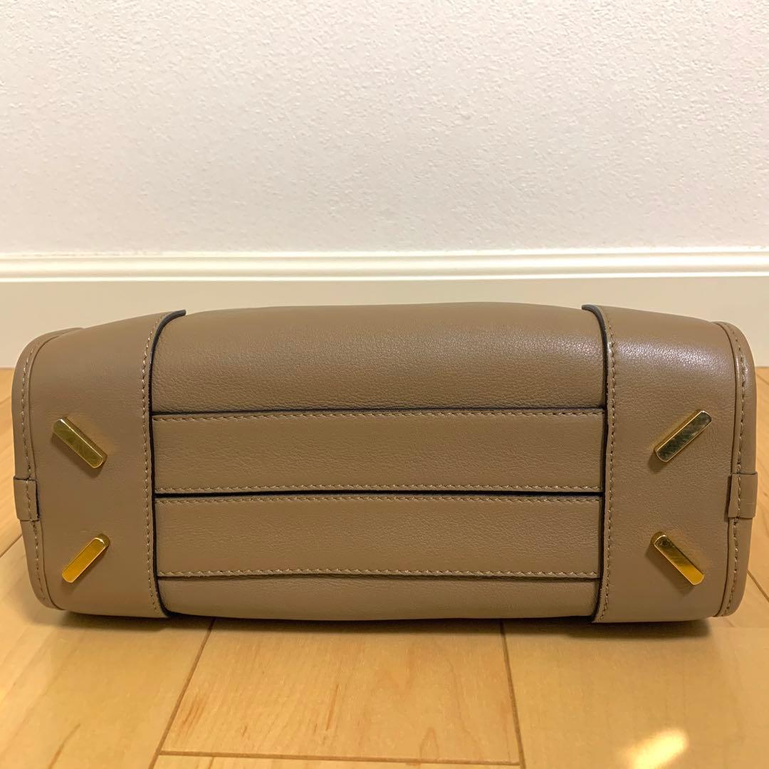 極美品　ロエベ アマソナ23 ショルダーバッグ ハンドバッグ 2way ベージュ